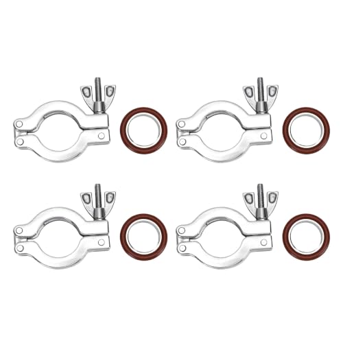 Abrazadera de vacío de acero inoxidable 304 de alta resistencia para tuberías 6