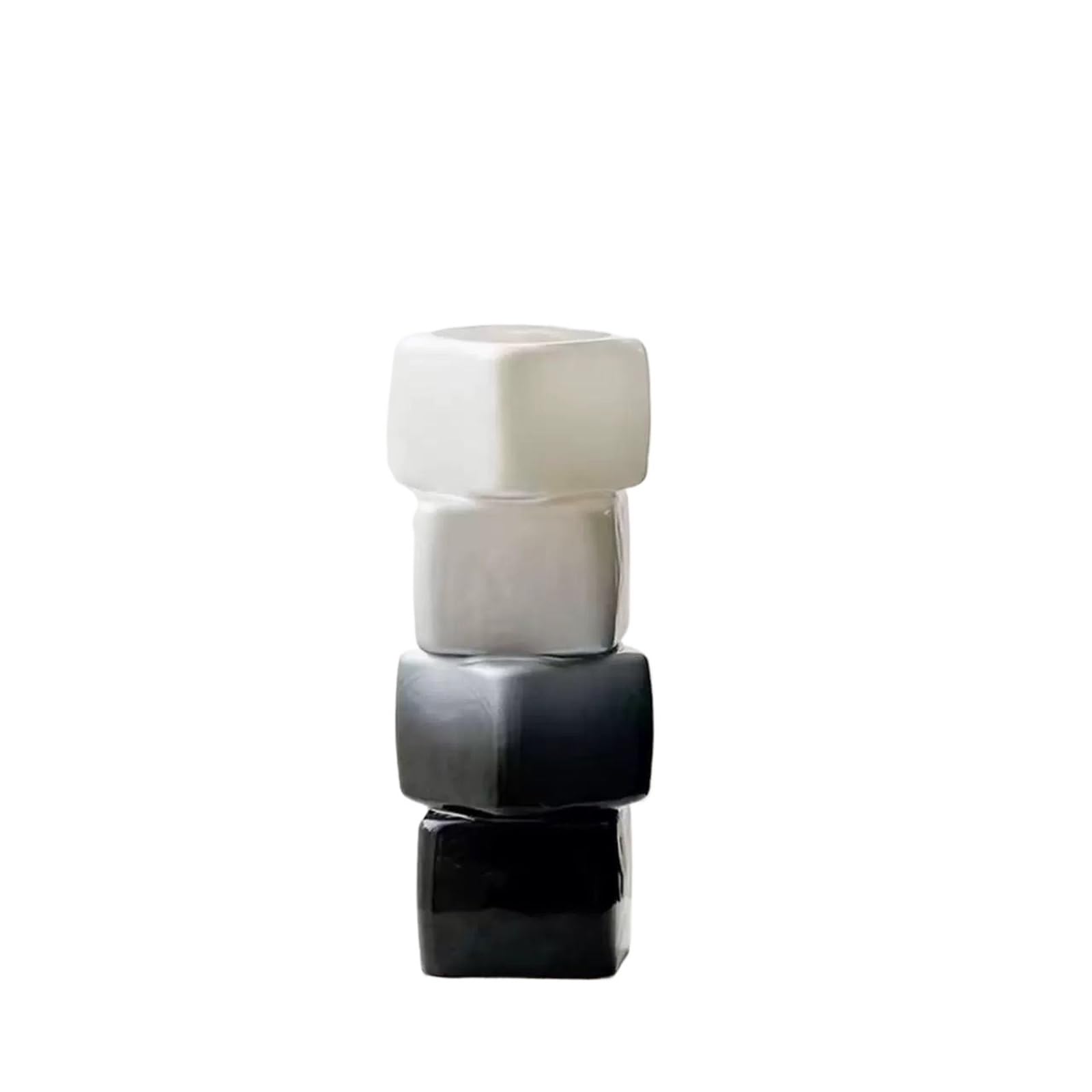 1Pcs Glass Square Vase MoodStabilizing Hydroponic Florist Vessel, Designer Accent For Home
