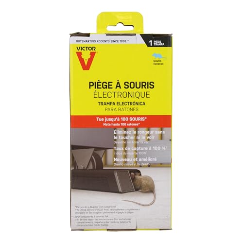 Image of Victor M250S Indoor Electronic Humane Mouse Trap - No Touch, No See Electric Mouse Trap (Pack of 4)