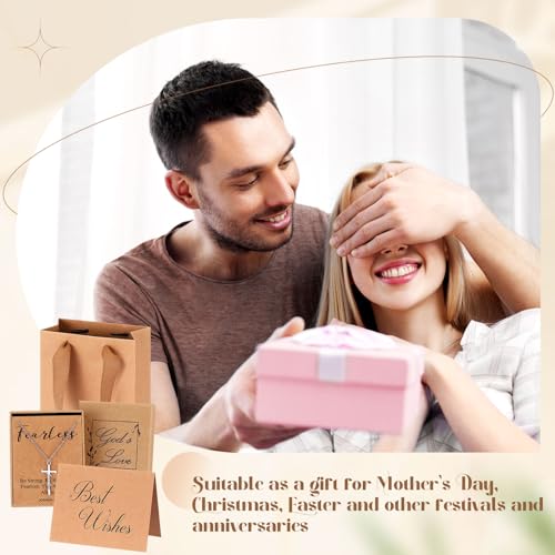 Tondiamo Faith Cross Necklace for Women Mother's Day Gifts Birthday Gifts Christian Jewelry Faith Gift for Women Mom Wife - Image 5