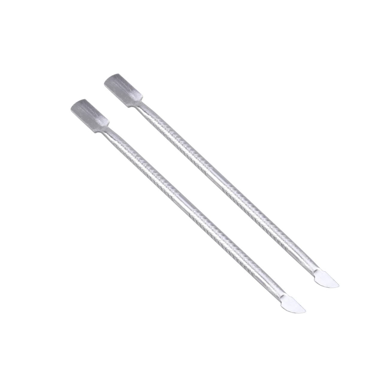 Ipetboom 2pcs Professional Cuticle Remover Spoon Pusher Kit for Manicure Pedicure Nail Nail Remover Tool