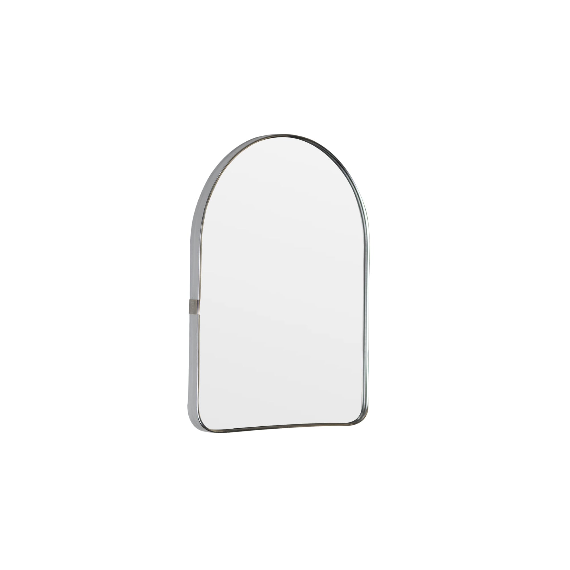 Funly mee Arched Wall Mirror, Wall-Mounted Plastic Mirror, for Bathroom and Vanity (Sliver, 20 x30CM)