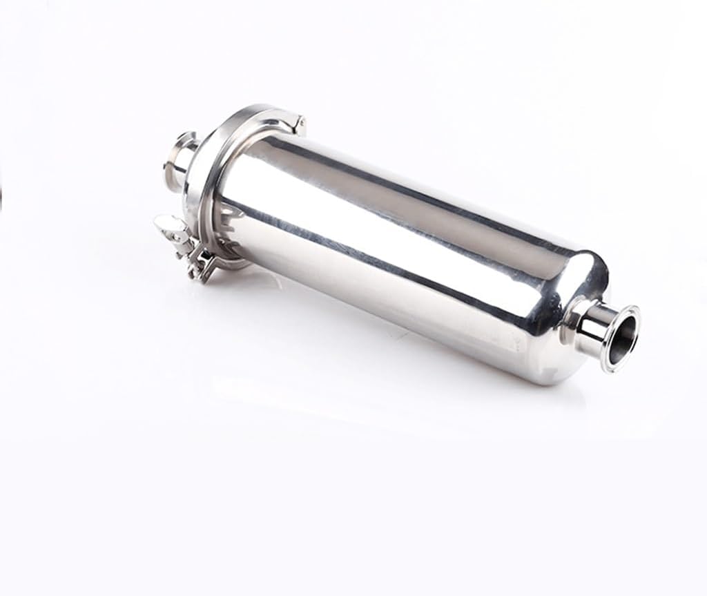 32mm PipeOD K50.5mm Tri Clamp in-line Filter Strainer SUS 304 Stainless Steel, for Machinery Manufacturers Tri-Clamp Filter Tube(20 Mesh)