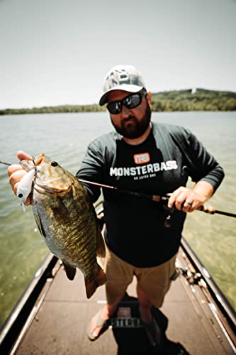 Monsterbass Fishing Kit For Bass, Crappie, Trout, Pike, Panfish Filled With Professional Fishing Tackle Items. Premium Fishing Baits To Upgrade Your Bass And Panfish Tackle #TOP2