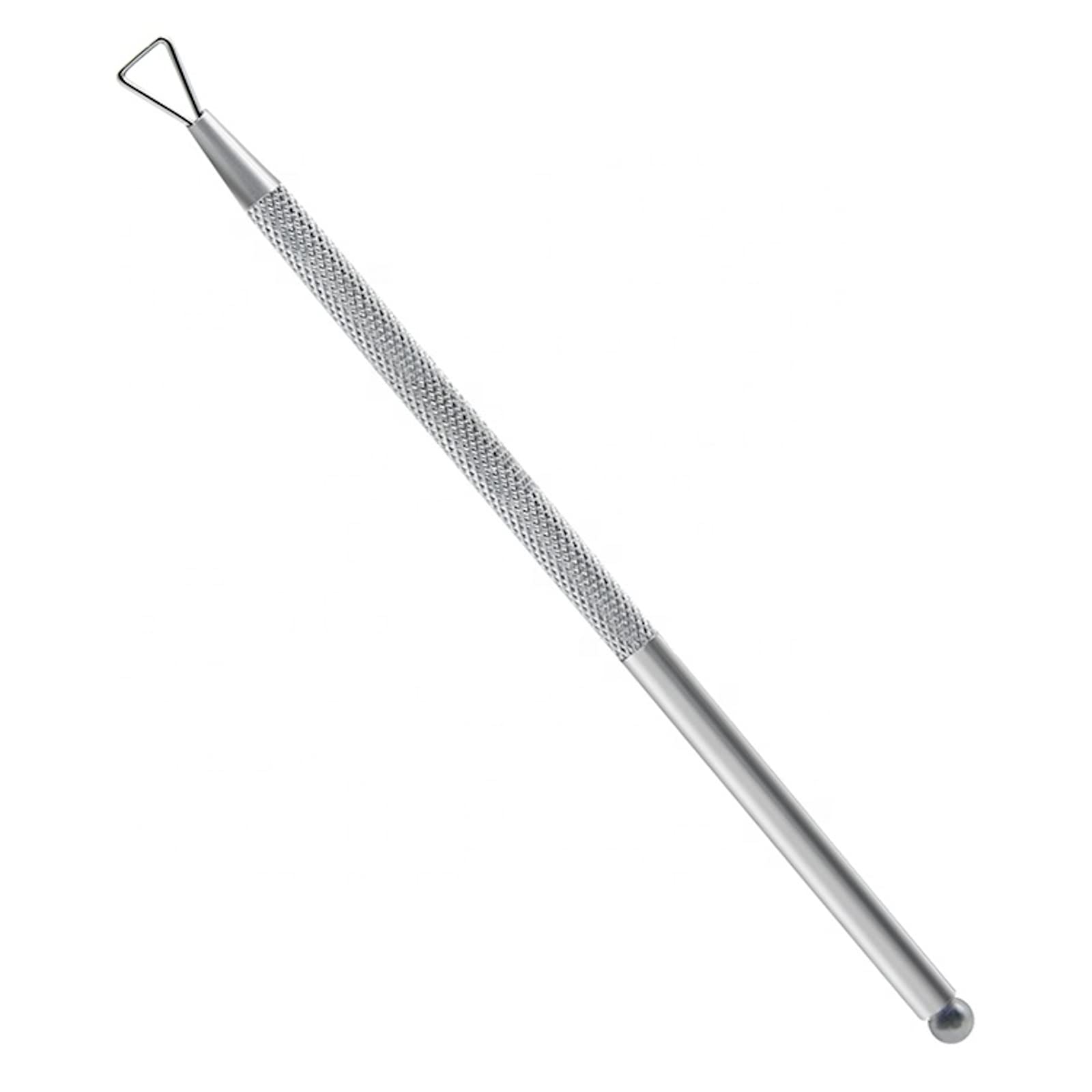 EWANTO 100 x narzędzie do usuwania lakieru do paznokci, długość 124 mm, antypoślizgowy uchwyt, stal nierdzewna, obieraczka do paznokci, sztuka paznokci, narzędzie do manicure do pielęgnacji paznokci