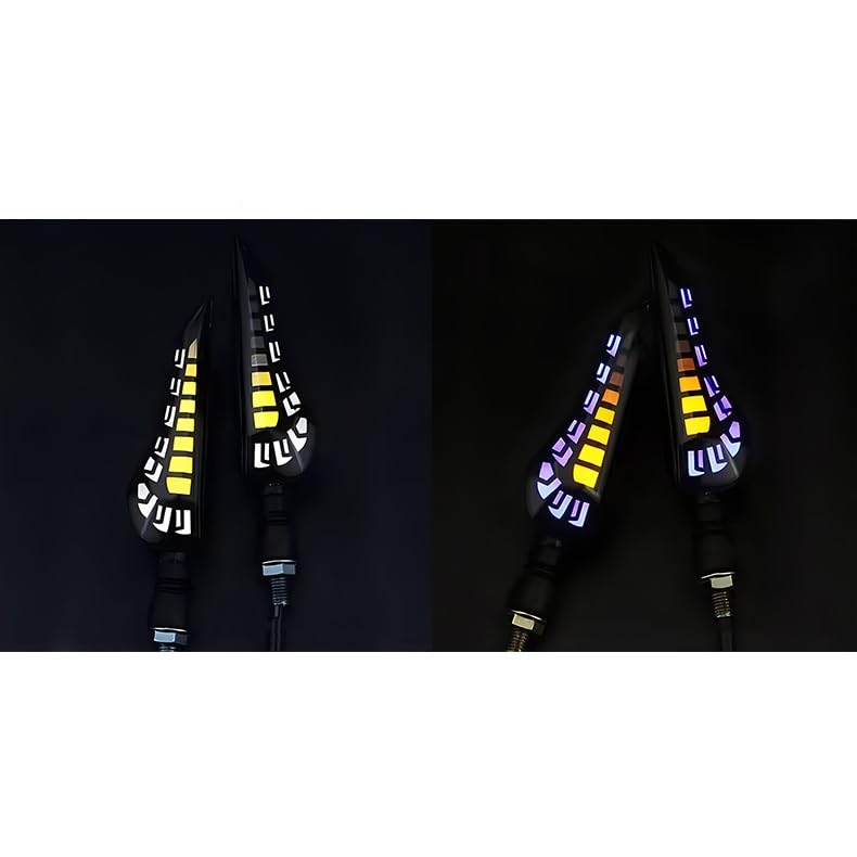 Clignotants LED 12V moto ABS anti-vibration pour Suzuki SV 400 650 10mm