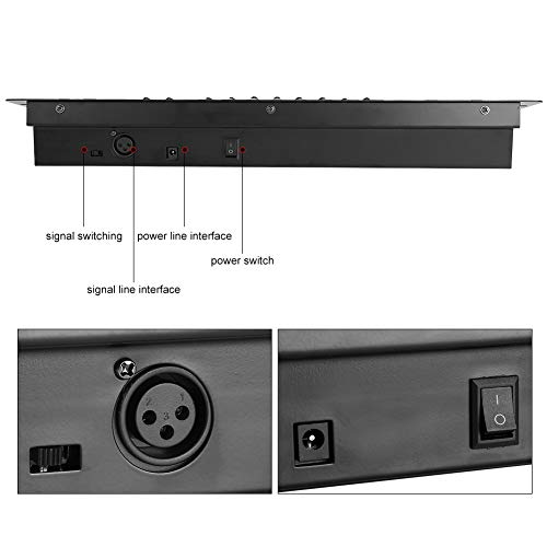 Bühnenlicht-Controller, 192 Kanäle DMX-Bühnenlicht-Konsole Partylicht-Controller-Panel für Schulkonzerte Party Disco KTV Club