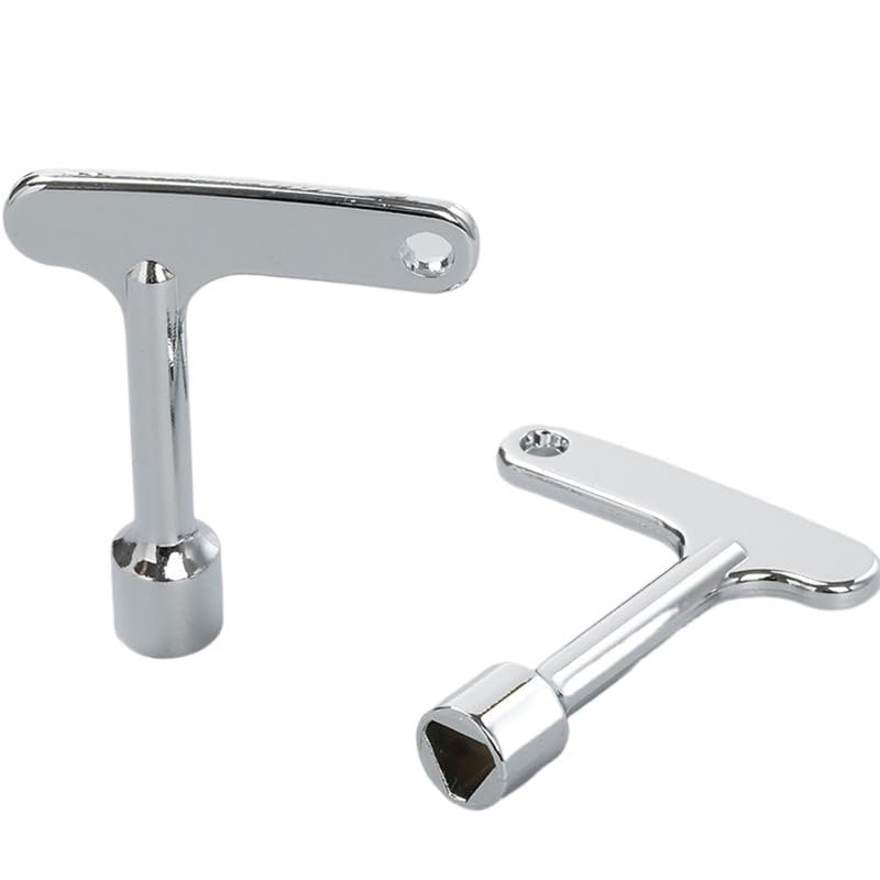 GatherTOOL Elevator Emergency Lift Door Release Lock Key Zinc Alloy Spanner Key Utility Service Key Triangular Key Universa Key Lock Key Tool