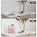 Supeasy 5 Trays Paper Organizer Letter Tray with Handle-Mesh Desk File Organizer, Paper Sorter Desk Organizer for Office, Home or School