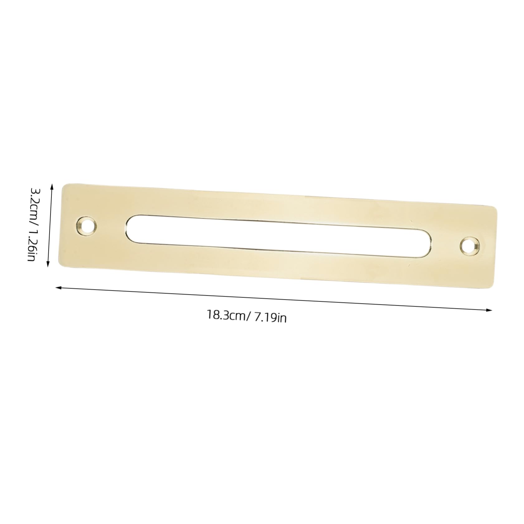 Mikinona Rectangle Frame for Poker Tables Stainless Steel Token Entry for Home Parties