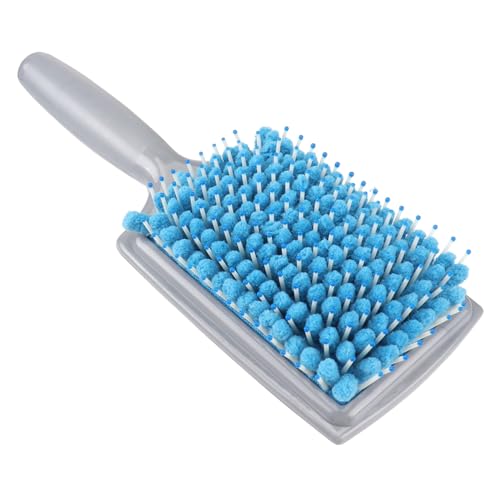 POPETPOP Brosse pour Cheveux Absorbante avec Poignée Ergonomique Brosse Plate Éponge et Sèche-cheveux Inclus