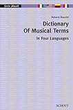  Europäisches Wörterbuch der Musik: italienisch - deutsch - englisch - französisch (Serie Musik)