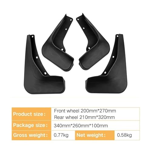 Guardabarros para Chery Tiggo 2 Pro PLUS 2023: protectores de salpicaduras a medida 4