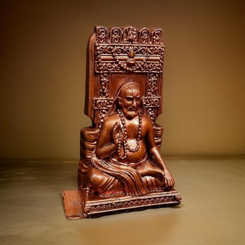 Image of Handmade Sri Raghavendra Swamy,2.7. inches, 120 Grams, Pack of 1 Piece
