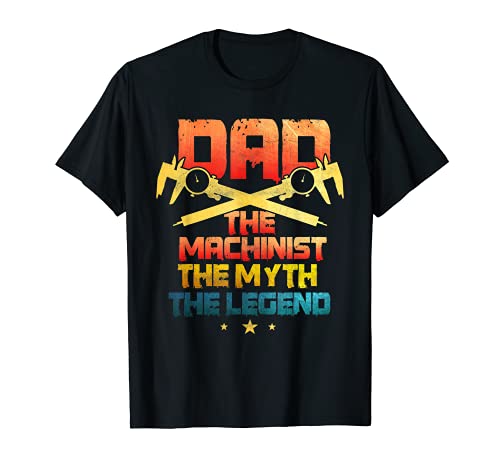 Machiniste Papa Outils Opérateur de machine CNC Usinage T-Shirt