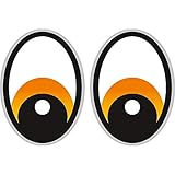 Augen Orange Saugroboter,Aufkleber,Staubsauger Roboter,Sticker,Eye,Stickers,Mähroboter Grau Rasenmäher Mähroboter