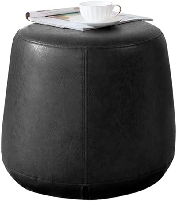 Pouf rond pour chambre à coucher et coiffeuse : le banc de lit idéal en cuir