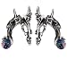 3D Dragon with Wings Puncture Ear Stud Womens Mens Unisex Earring One Pair