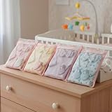 Kit 4 Saquinhos Maternidade Organizador Bebê C/Zíper 30x35(ROSA)