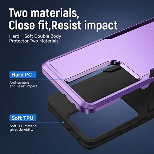 Coque antichoc robuste Samsung A32 5G violette pour activités extérieures - 6