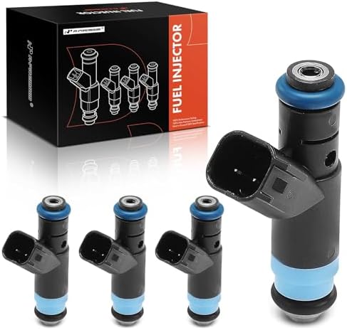 Set Of 4 Gas Fuel Injectors For Chrysler PT Cruiser, Dodge Caravan, Sebring, Neon 2004-2010
