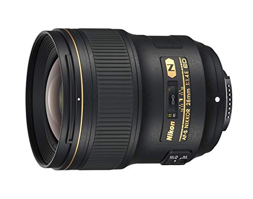 Nikon AF-S NIKKOR 28mm f/1.4E Wide Angle Lens and SWM Black [Nital Card: 4 Year Warranty]