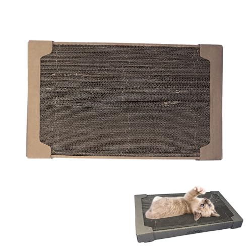 Arranhador PETYC Resistente e Espesso – Papelão Ondulado Dupla Face, Tapete Arranhador para Gatos, P