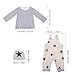 Holibanna Printed Overalls Set with Long Sleeve T-shirt and Hat, Breathable Polyester Clothing Suit for Spring and Summer, Size 90