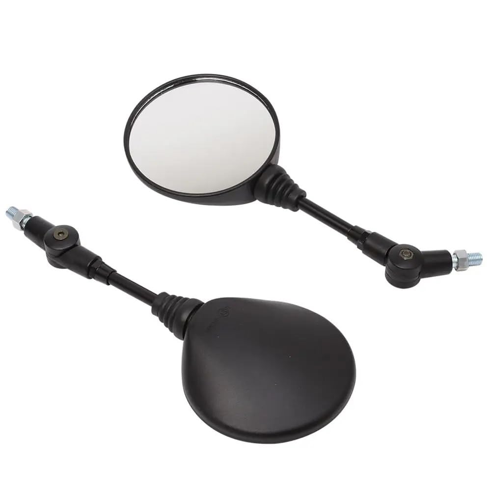 Espejo Retrovisor Lateral Universal Para Motocicleta, Espejo Redondo Plegable Anticaída, Color Negro, 10mm espejo retrovisor de motocicleta