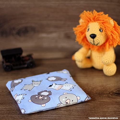Bolsa Térmica de Sementes para Cólica Bebês Turma dos Bichos