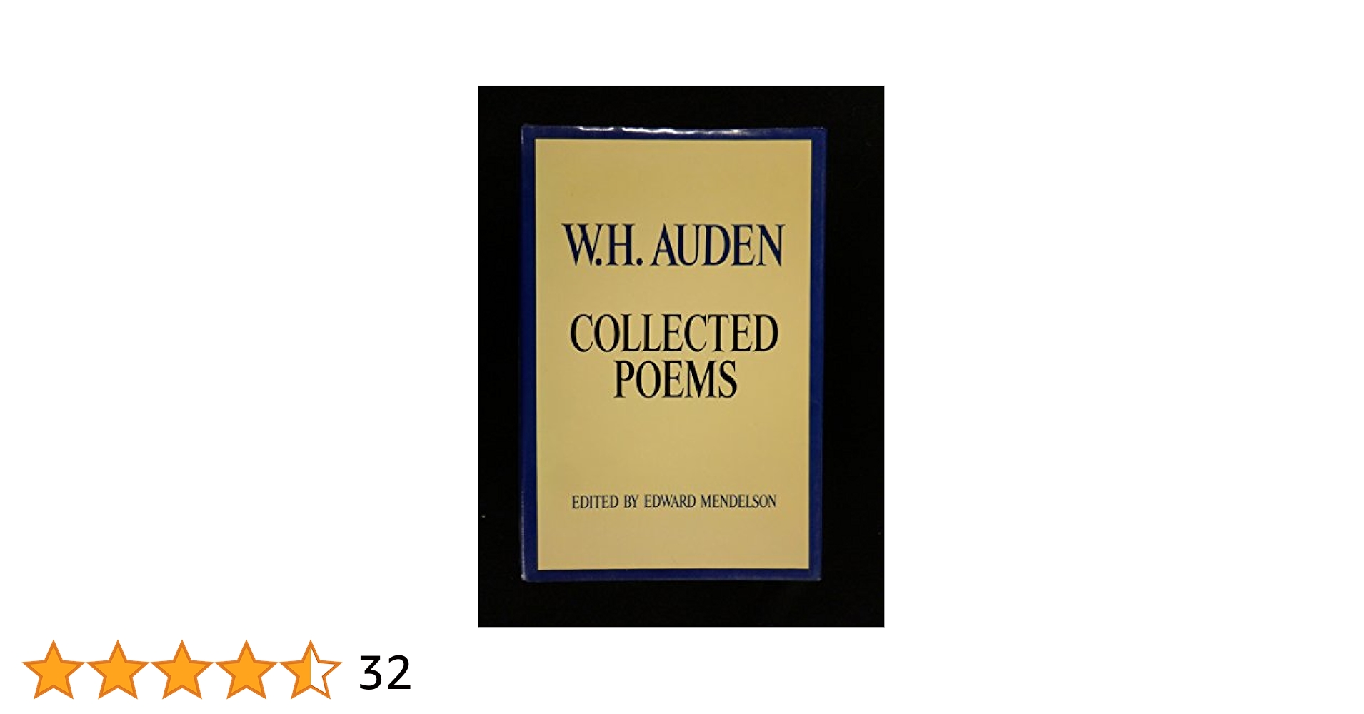 W. H. Auden Collected Poems: Auden, W. H.: 9780394408958