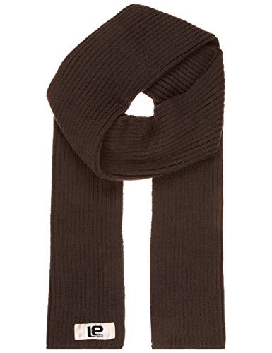 Lower East Herren breitrippiger Strickschal, Braun, Einheitsgröße Cover