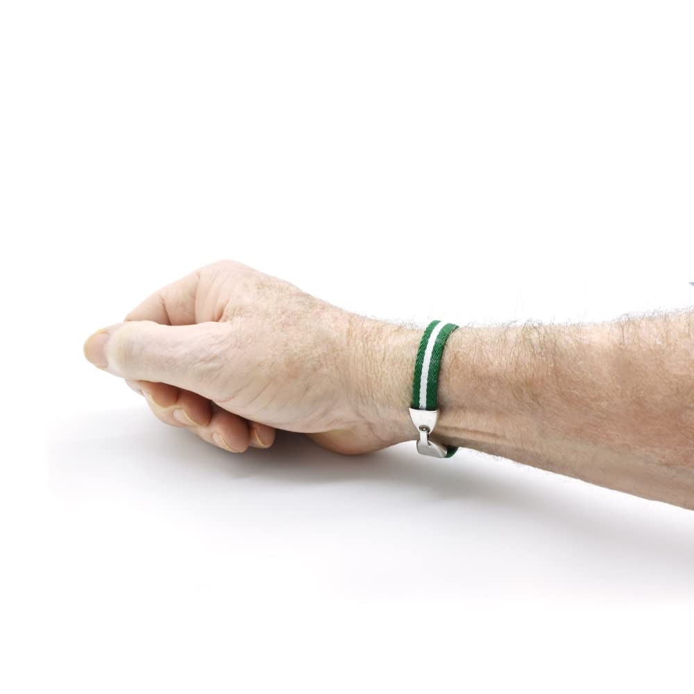 BDM Pulsera y Llavero Bandera Andalucía, Cinta Elástica Andaluza