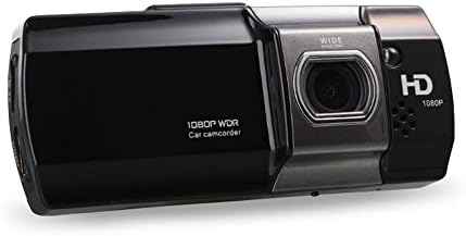Tiangtech Exclusive Black Full HD Car Camera DVR LCD 1080P with WDR 140°Wide Angle Lens