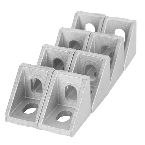Support d'angle d'extrusion d'aluminium rigide à angle droit pour assemblage de précision 90°