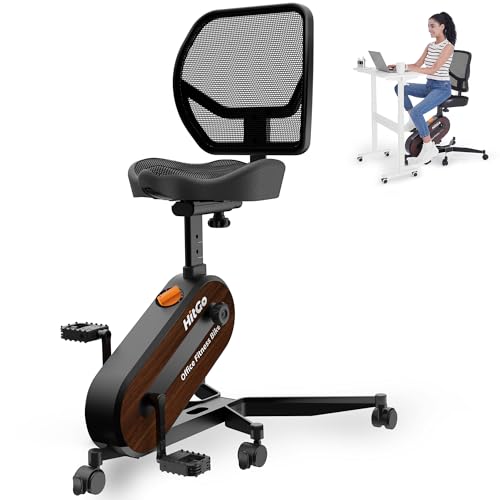 HitGo Exercise Bike Adjustable Height Office Fitness Chair,