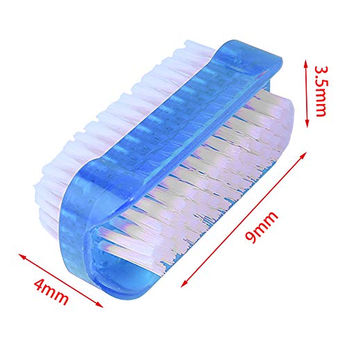 Nail Brush Care Manicure Tools Remove Dirt Pedicure File Double Sided Art Hand Wash Fingernail Practical Scrubbing Soft Dust Cleaning #TOP1