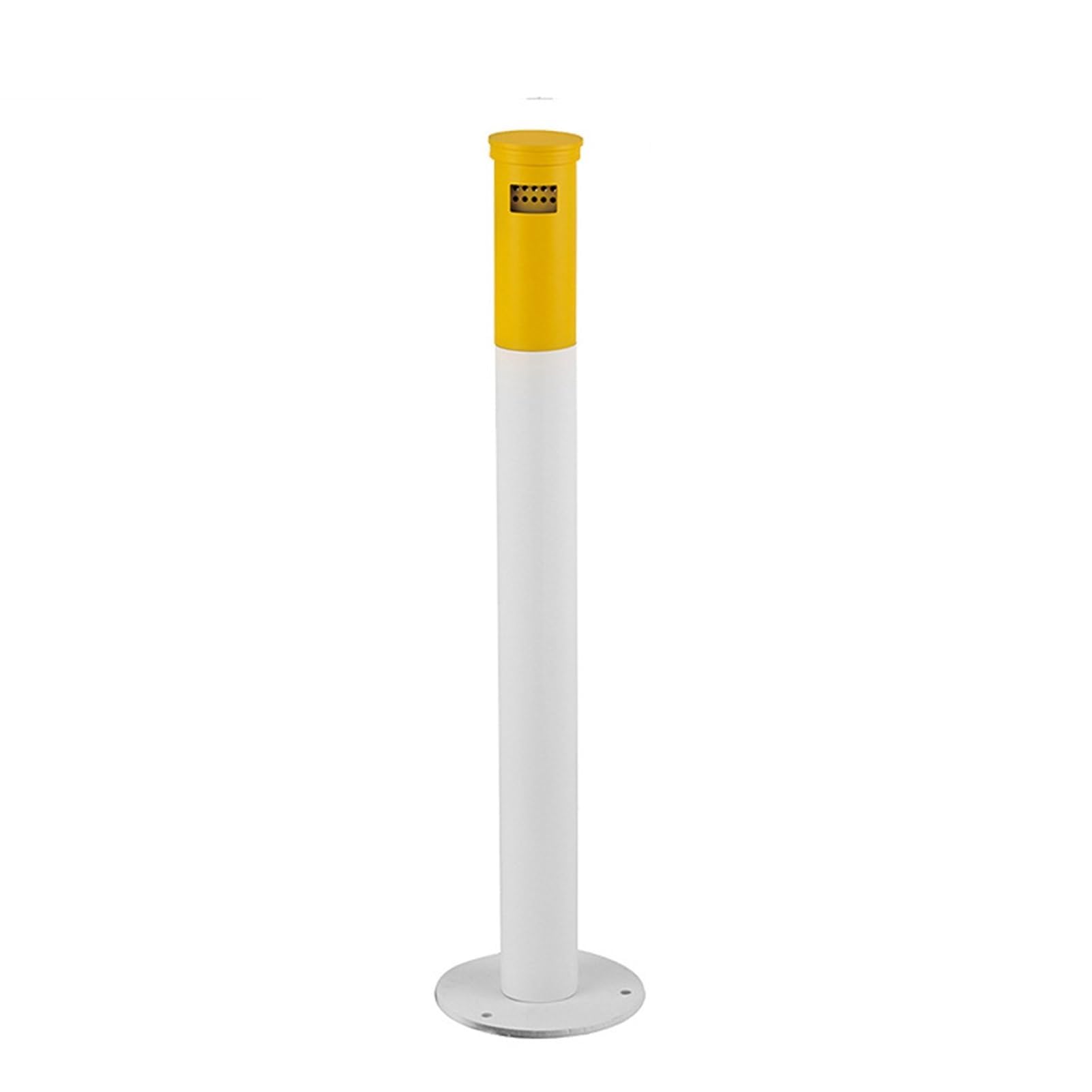 IUokLU Outdoor Rustproof Ashtray,Large & Tall Stainless Steel,for Cigarette Butt Disposal,Commercial Smokers Cigar Ash Tray Container（B）