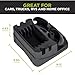 GO GEAR Vehicle Mini Console, Cup Holder & Organizer for Cars, Trucks, SUVs and More, Black (EMIC-BLA)