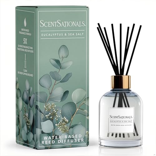 ScentSationals Eucalyptus & Sea Salt Water-Based Reed Diffuser - 5 FL OZ