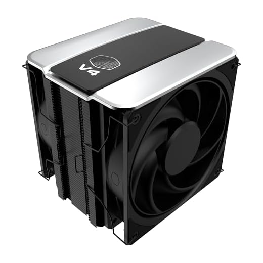 Cooler Master V4 Alpha 3DHP CPU Air Cooler – Patented 3D Heat Pipe Technology, Dual 120mm PWM High Airflow Fans, Quiet Cooling & Easy Installation, AMD AM5/AM4 & Intel LGA 1851/1700, Black