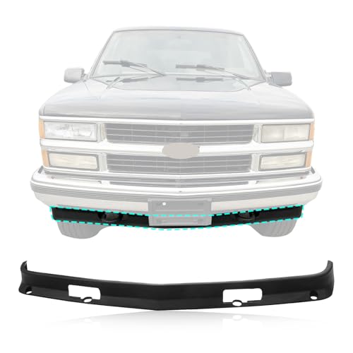 JustDrivably Front Bumper Lower Valance Air Dam w/Hook Holes Compatible With 1988-2000 Chevrolet C/K 1500 2500 3500 Suburban /1992-1999 GMC C1500