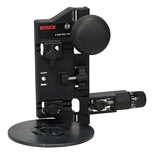 Bosch Professional Compás de fresar y adaptador de carriles guía (Accesorios para Fresadoras)