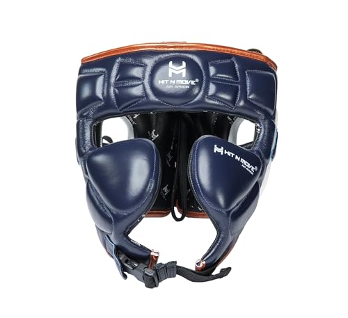 Image of HIT N MOVE Air Armor Precision Boxing Headgear - Lightweight & Protective Headgear for Men and Women in MMA, Kickboxing, Muay Thai, Training & Sparring and Combat