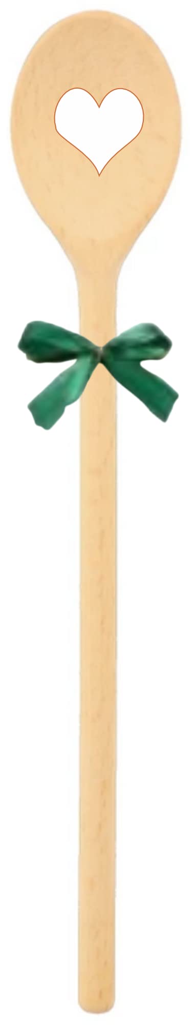 teemando® 100 X stabiler, ovaler Marken-Kochlöffel aus Holz, 25 cm, Kochlöffel zum Kochen und Backen