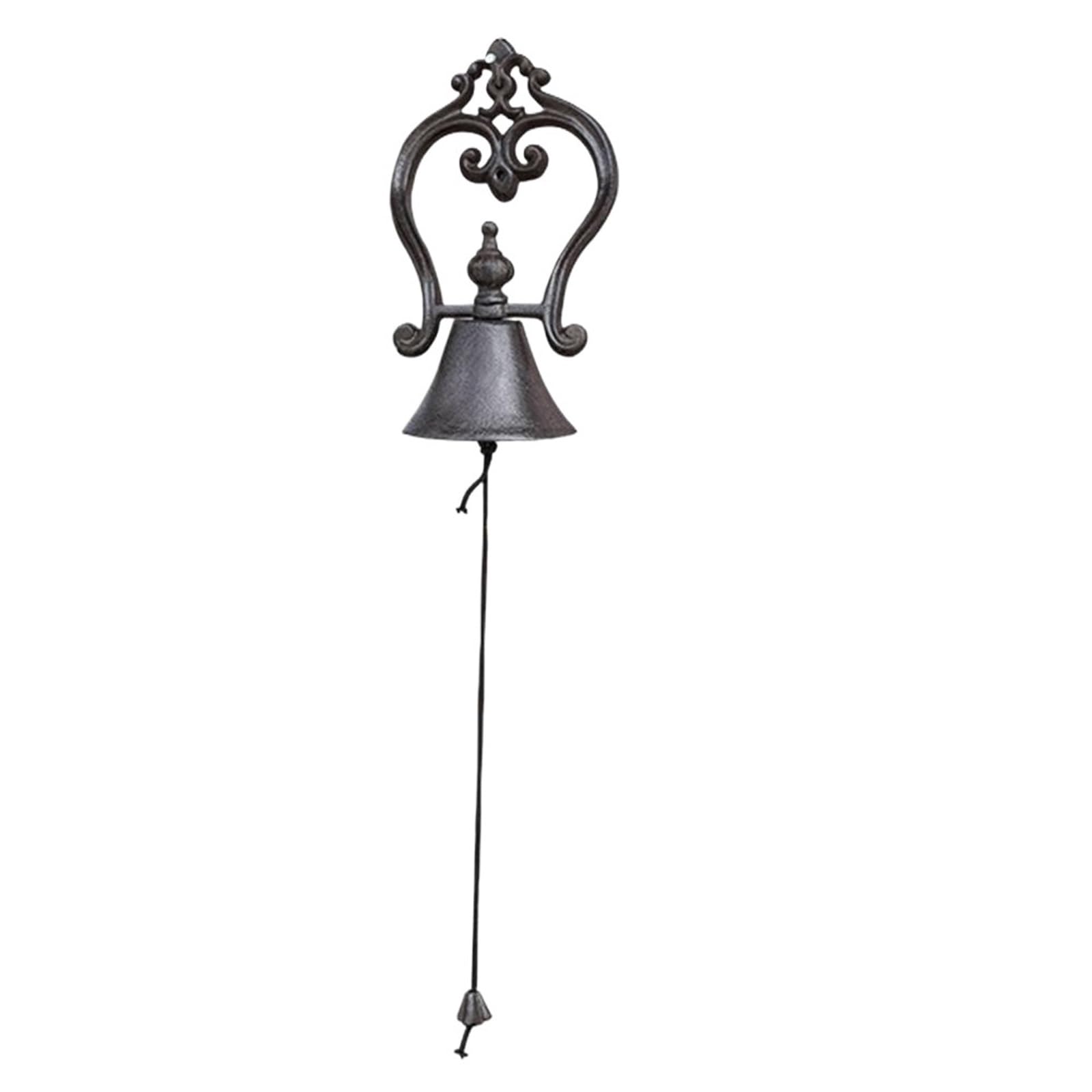 Ruwlfe One Color Retro Cast Iron Door Bell For Home, Door, Bar
