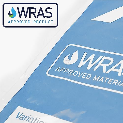 Xcel Home WRAS Approved Elbow 1/2 (90°) x 1/2 BSP x 500mm Flexible Pipe Connector, Silver - Image 4
