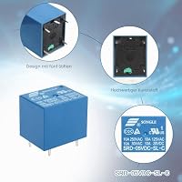 RAKUTE 12 Pcs SRD-05VDC-SL-C-Relais 5-poliges Leistungsrelais T73 5V DC Relais, 5 Pin Leistungsrelais für Haushaltsgeräteplatinen – Ansicht 3