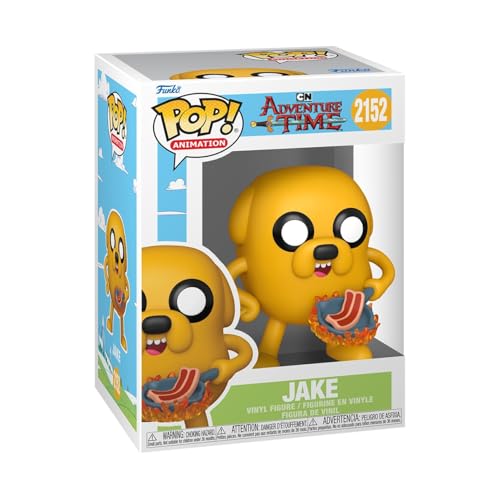 Funko Pop! Animation: Adventure Time - Jake The Dog- Figura de Vinilo Coleccionable - Idea de Regalo - Mercancia Oficial - Juguetes para Niños y Adultos - Cartoon/Animation Fans