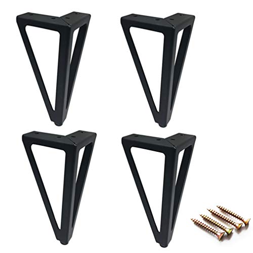 Patas de Metal Muebles,Pata del Armario,Patas de Sofá Hierro Forjado,Patas de Mesa,para Aparador Mueble de Baño Mueble para Vino Cubierta de pie para Muebles(15.5cm/6.1 pulgadas)